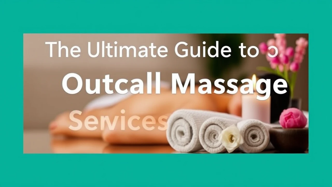 The Ultimate Guide to Outcall Massage Services Near You