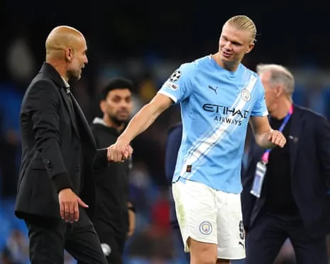 Haaland Becomes Part of Exclusive Champions League Half-Century Group, Hailed by Guardiola as Ronaldo and Lionel Messi's Peer