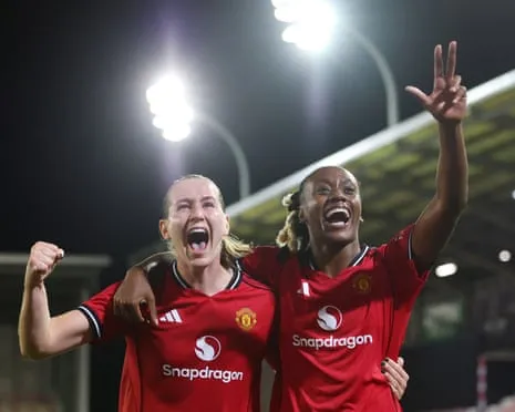 E. Terland Treble Propels United Into Women's Champions League Main Draw