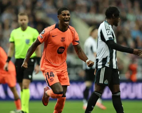 Rashford's Double Quiets Newcastle's Party and Secures Barcelona's Triumph