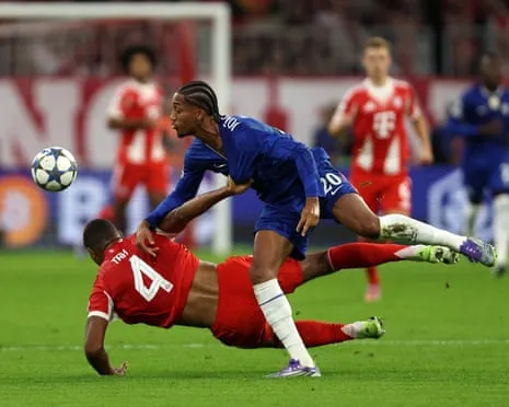 Chelsea's manager fumes as Bayern Munich center-back Tah escapes sending-off during Champions League defeat