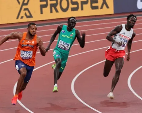 Gout Gout Eliminated Following Fourth-Position Finish in Heats